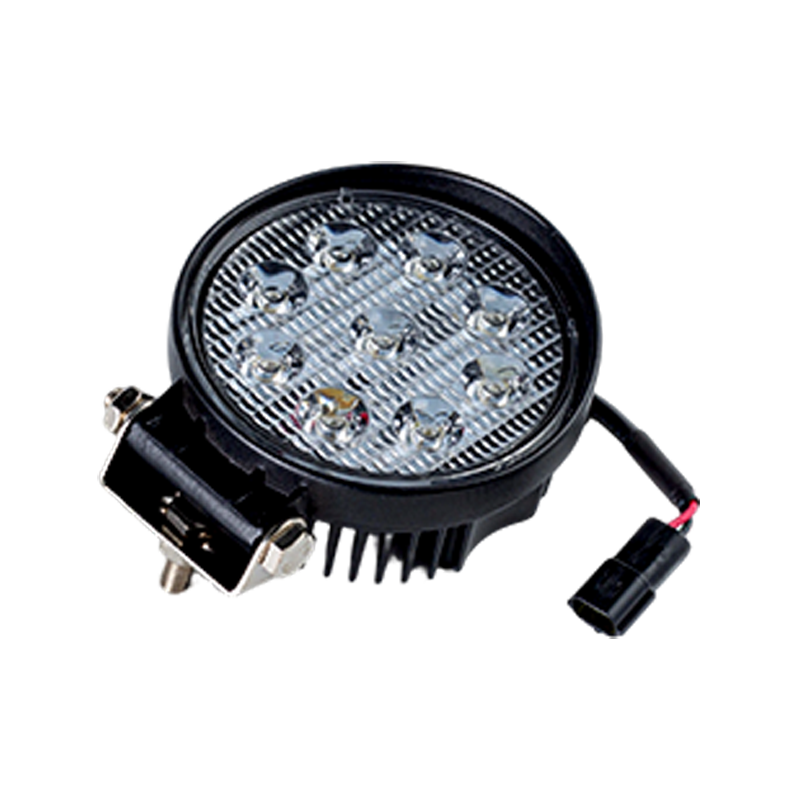 IP67 001 Heavy-Duty 9-LED rund arbeidslys for industrikjøretøy