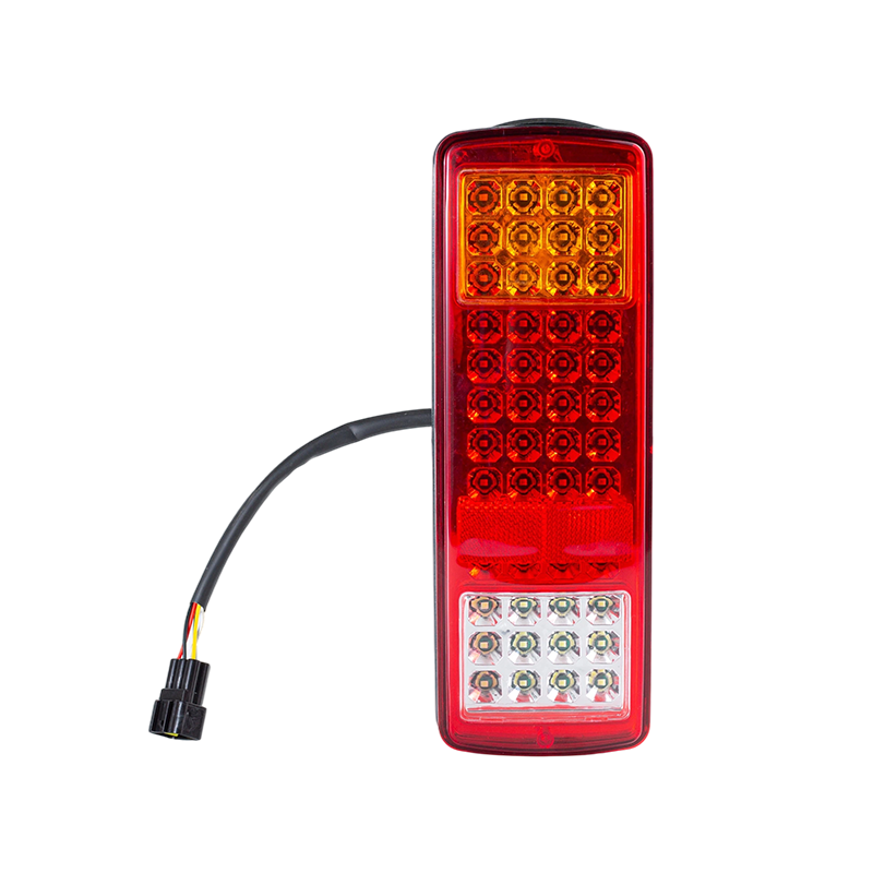 FLDJ-SSWD-002 IP55 6W DC12-24V 3-farget integrert LED-baklys (blinklys + posisjonslys + ryggelys)