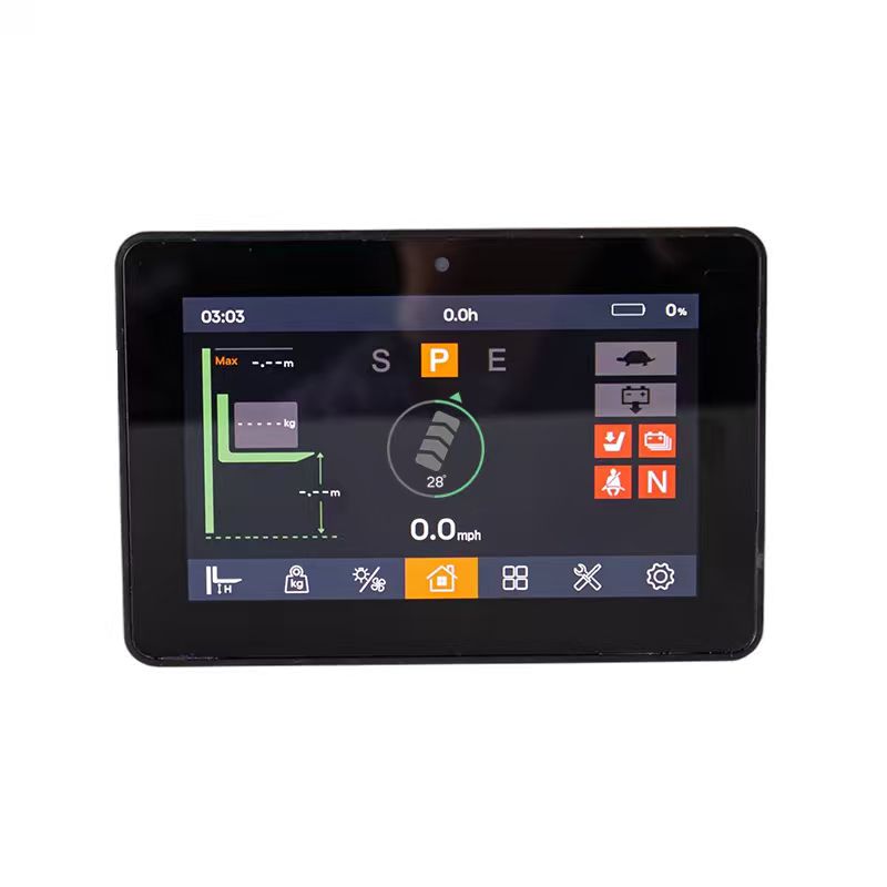 IP66 5-tommers landskap CAN Bus Touch Dashboard / DC16V-DC120V bred spenning FLYB-1005-1