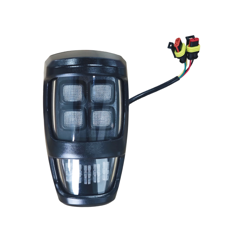IP67 vanntett DC12V eller DC24V 3-i-1 LED-frontlykt for gaffeltrucker og anleggskjøretøyer