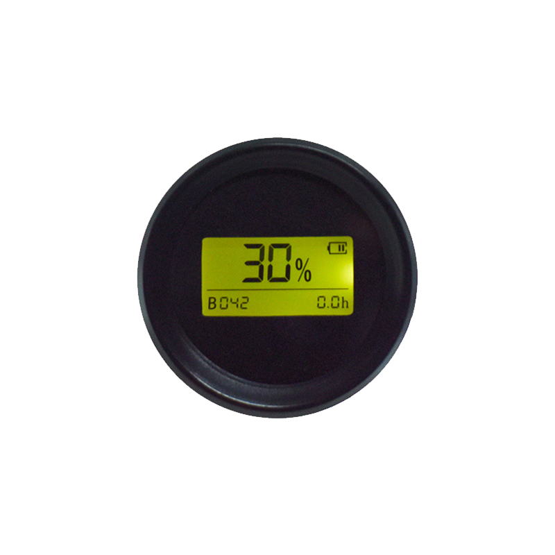 Rundt integrert CAN-Bus elektrisk lagerinstrument med batteriindikator og timeteller