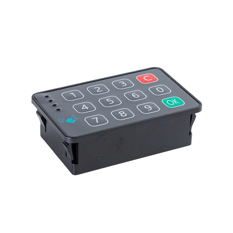 Horisontal IC-kortleser med tastatur / CAN2.0 125K Baud / Adgangskontroll for administrasjon av industrikjøretøyer